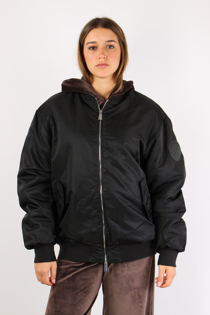 Bomber Piumino Nero-5