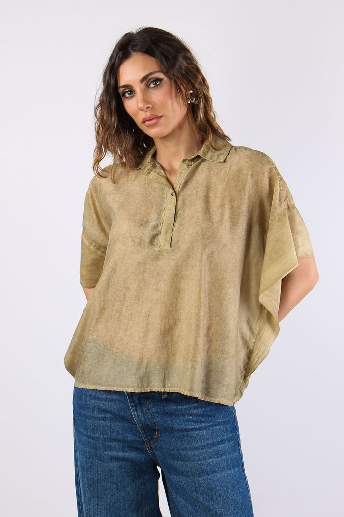 Camicia Over M/m Olio-2