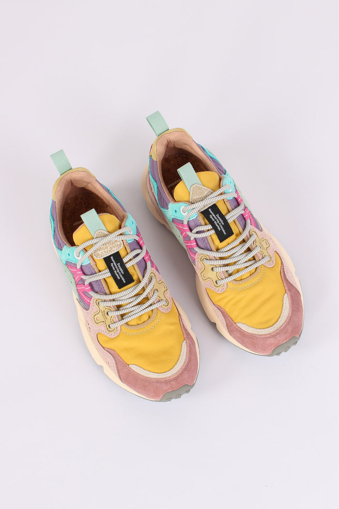 Sneakers Yamano Suede Nylon Pink-5