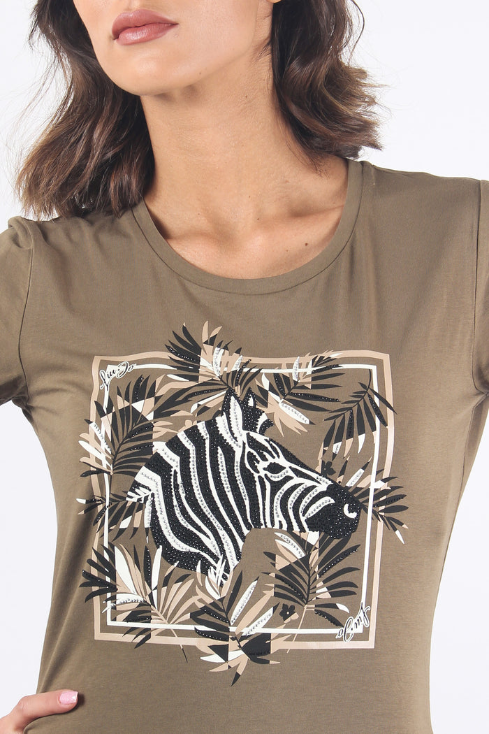 T-shirt Stampa Zebra Olivand Zebra-7