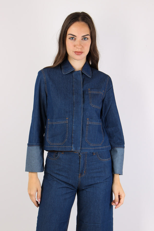 Camicia Denim Manica 3/4 Impun Denim-2