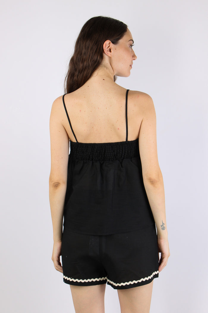 Top Passamaneria Zig Zag Nero-5