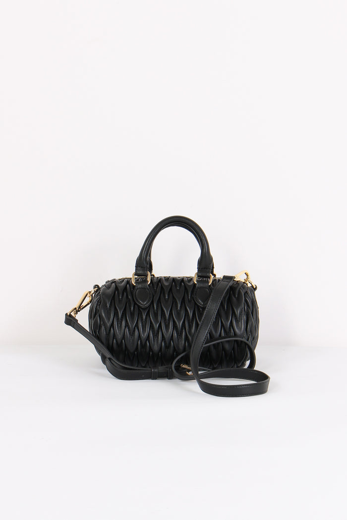 Bauletto Piccolo Goffrato Cuor Nero-3