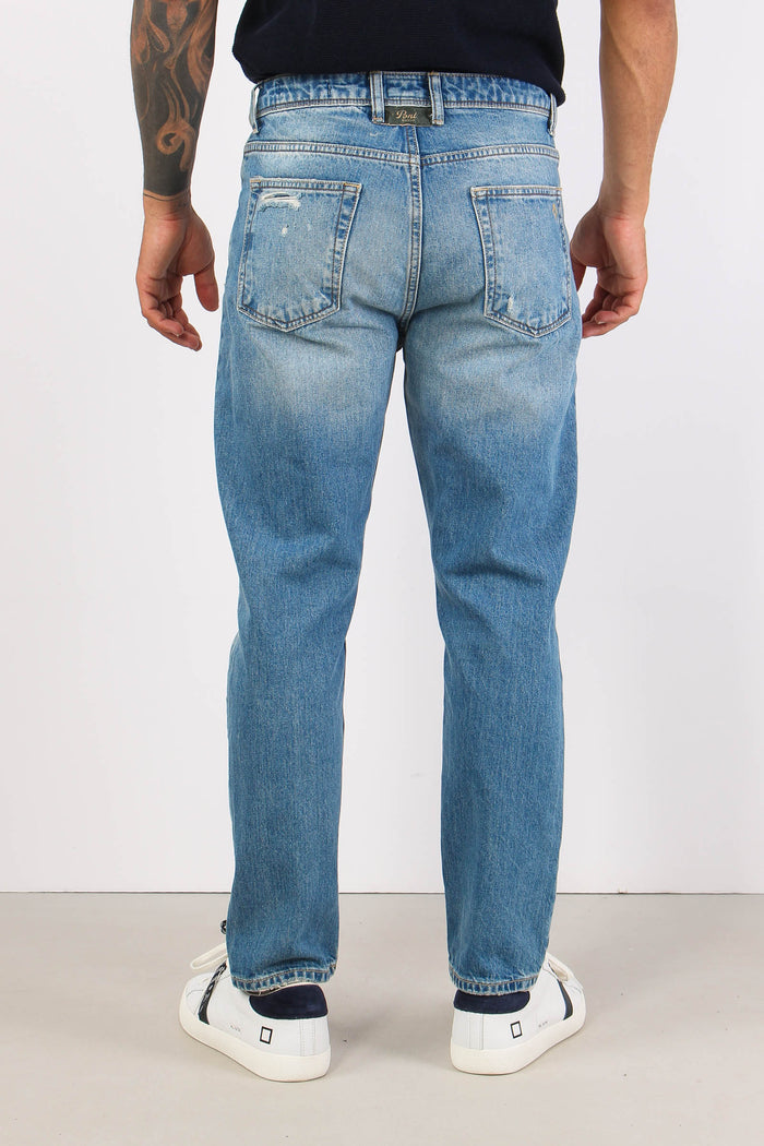 Denim Cropped Vita Bassa Denim Medio-4