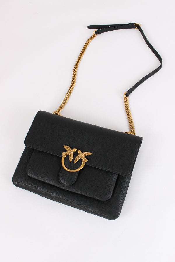 Tracolla Love One Soft Bottola Nero/gold-2