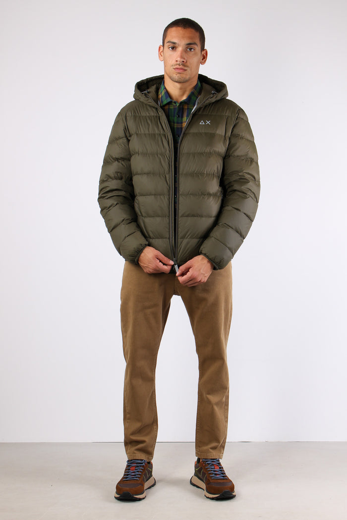 Piumino Cappuccio Militare