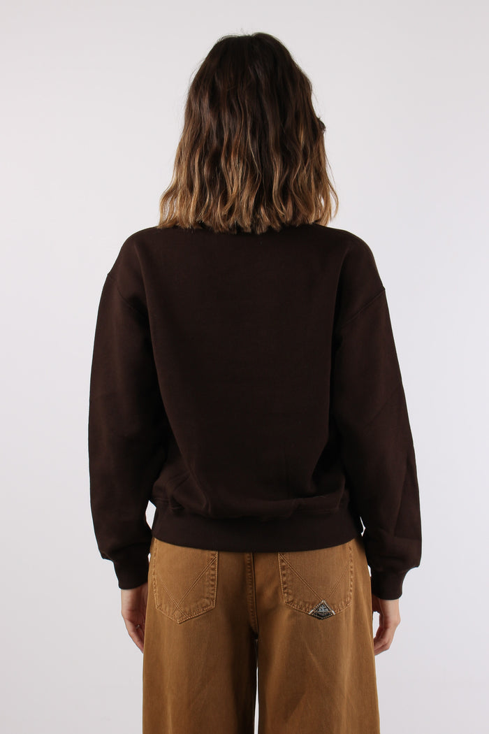 Felpa Logo Pile Circuit Brown-4