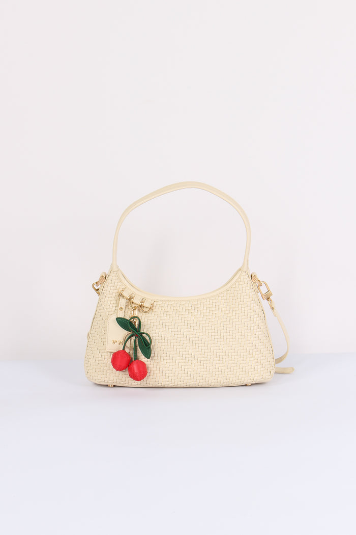 Zelda Baguette Intreccio Off White