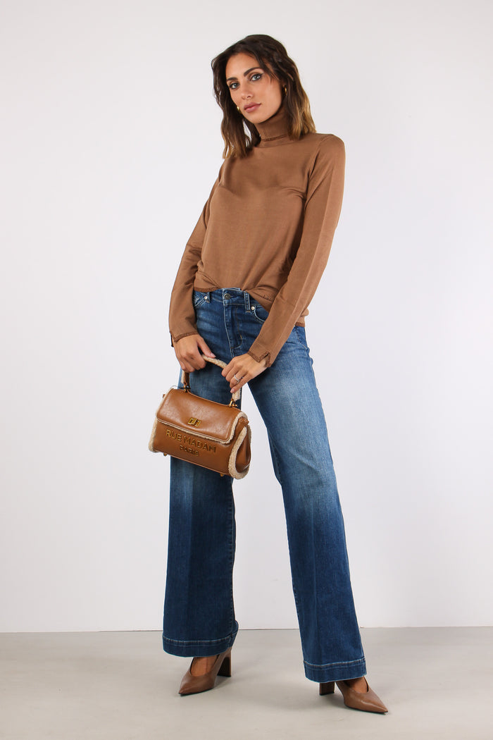 Denim Authentic Flare Denim Medio-5