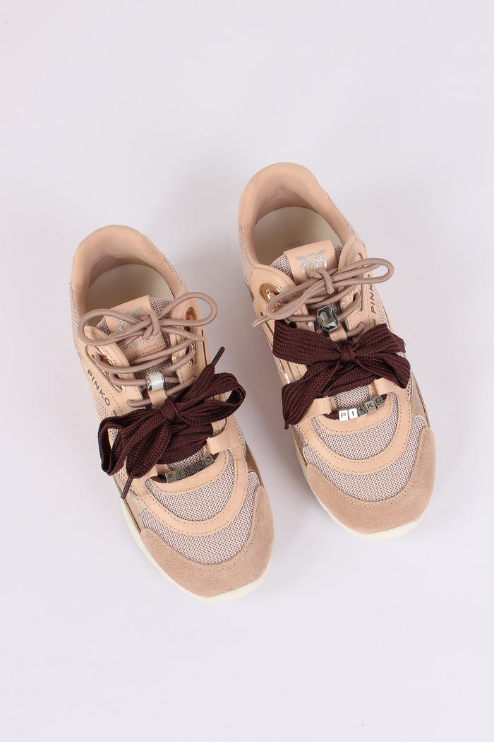 Sneakers Pelle Multi Lacci White-5