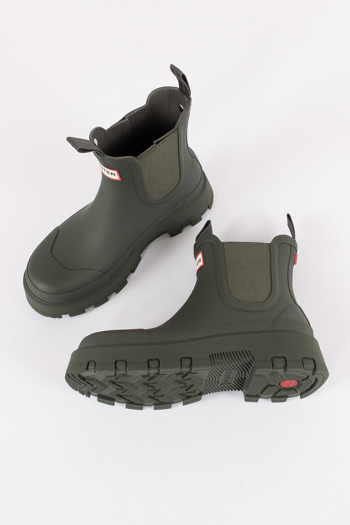 Elements Elastic Chelsea Boot Dark Olive-5