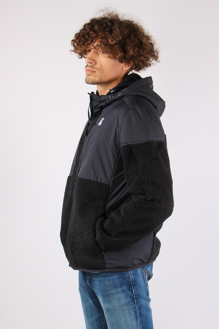 Giubbotto Inserto Teddy Black Pure-3