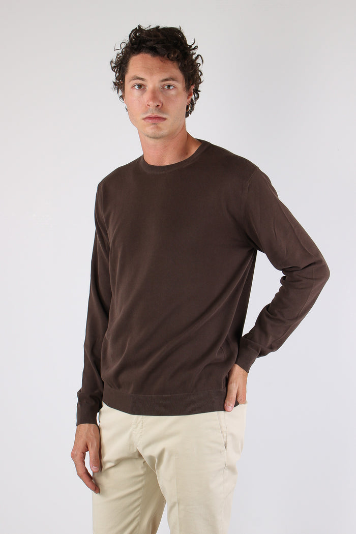 Maglia Girocollo Crepe Moro-3