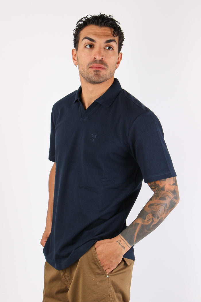 Polo Derby Piquet Navy-3
