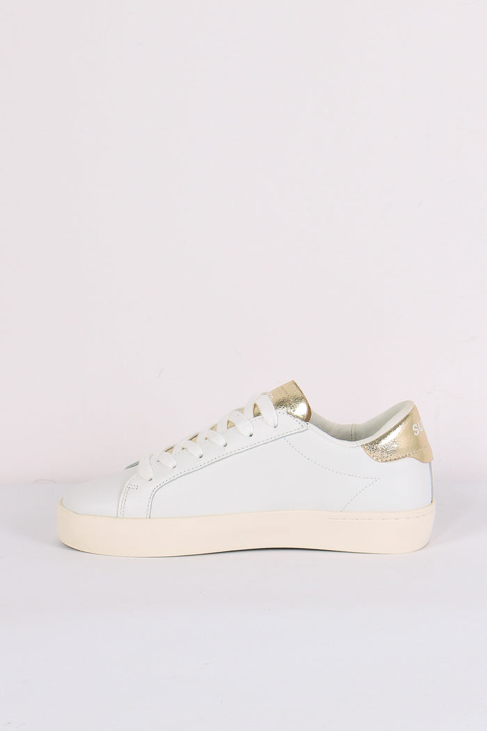 Sneaker Katy Leather Bianco/oro-5