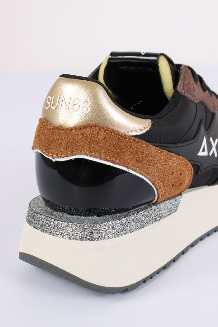 Sneakers Big Stargilr Mix Materials Nero-6