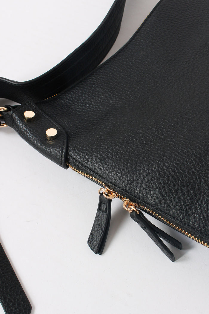 Mezzaluna Saffiano Nero-8