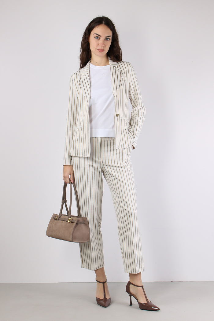 T-shirt Logo Manica Corta Bianco