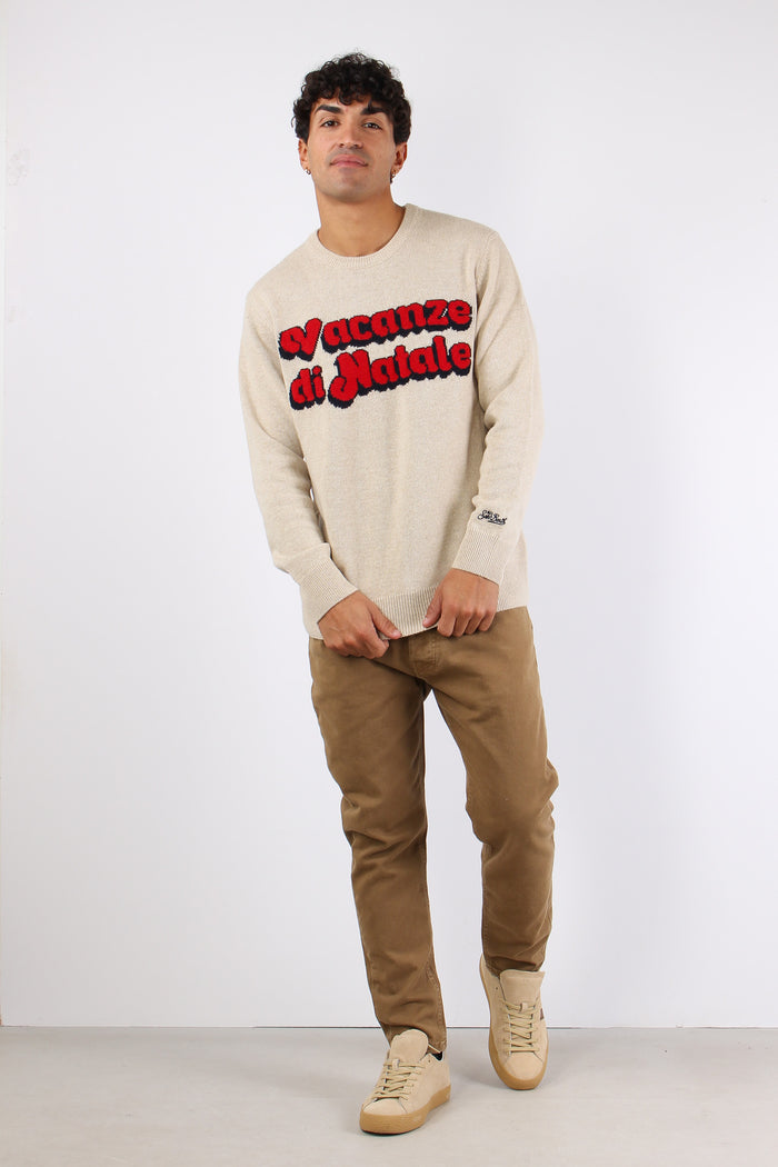 Girocollo Vacanze Di Natale Grigio