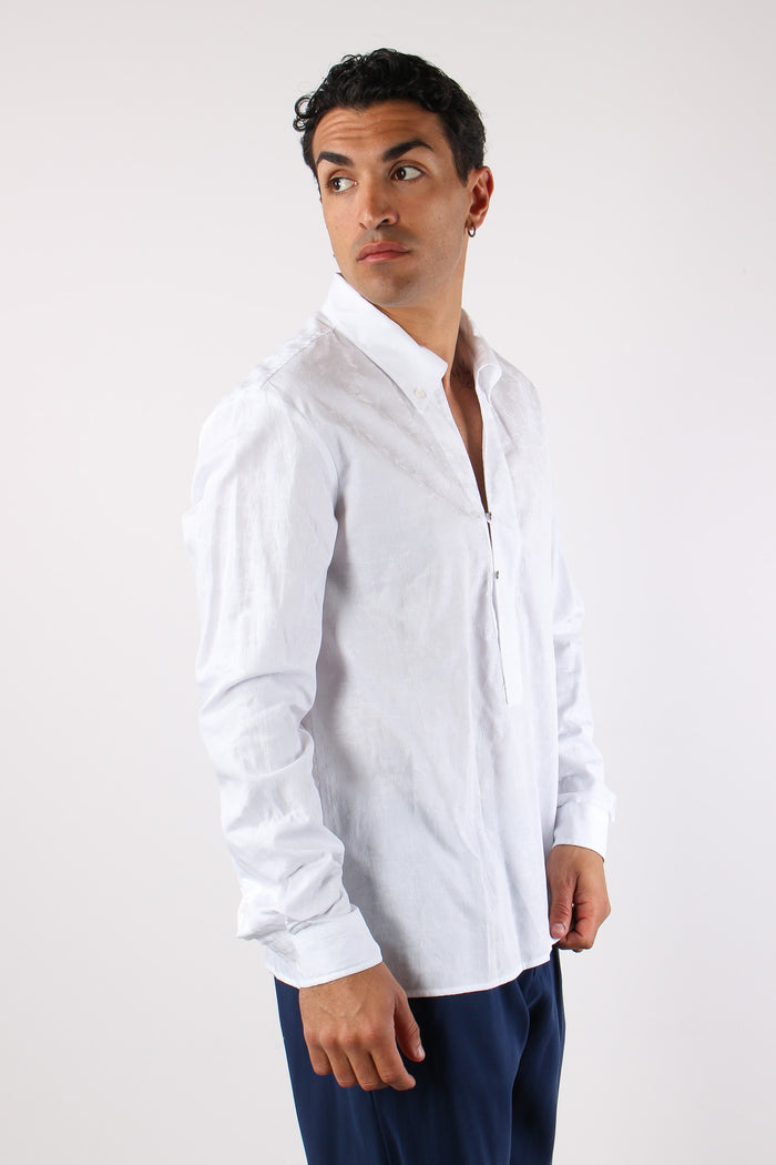 Sole Camicia Polo Bianco-4