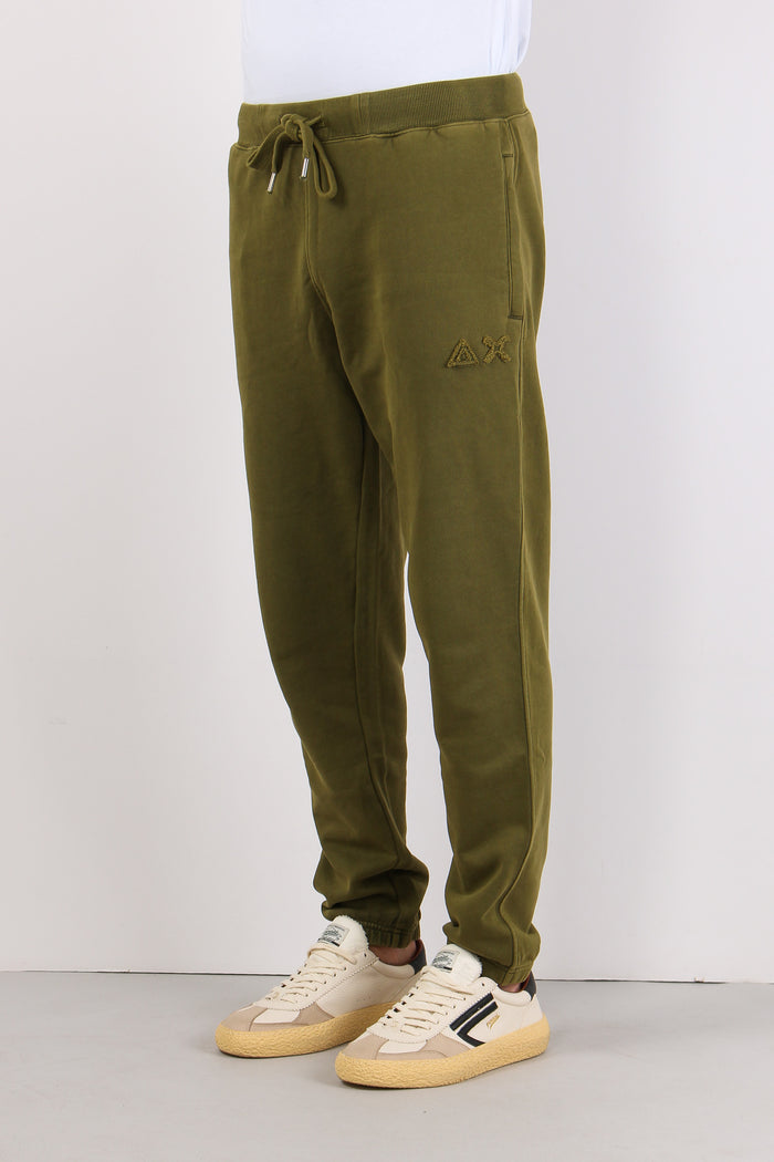 Pantalone Felpa Delavee Militare-3