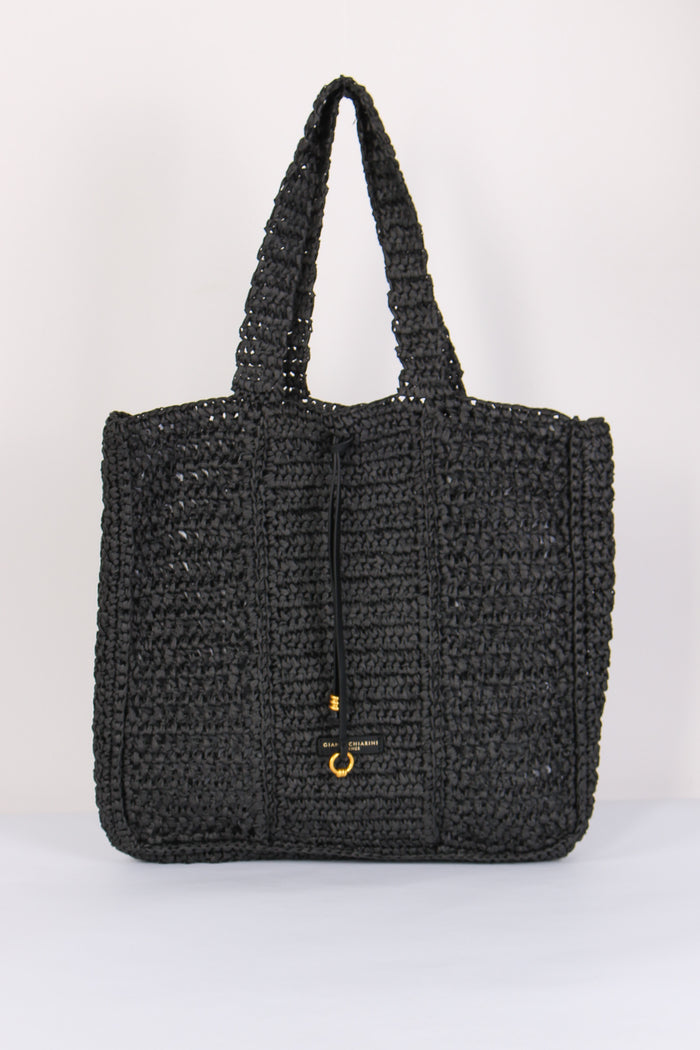 Nefeli Shopping Verticale Pagl Nero