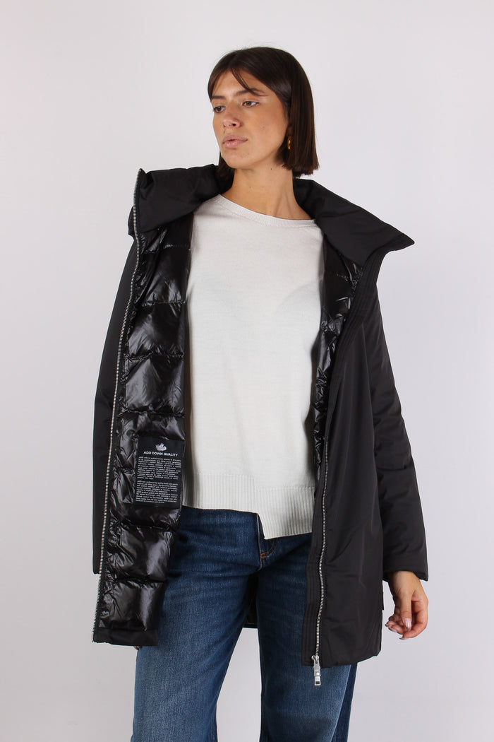 Piumino Nylon Liscio Black-3