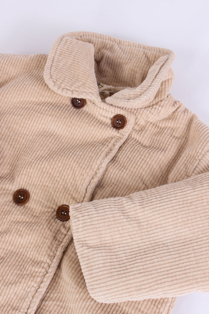 Giubbotto Velluto Stretch Miele-4