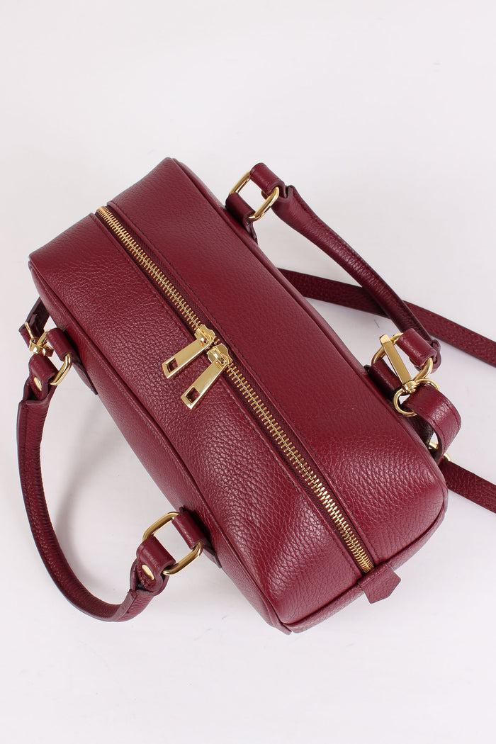 Maxi Bauletto Zip Bordeaux-5