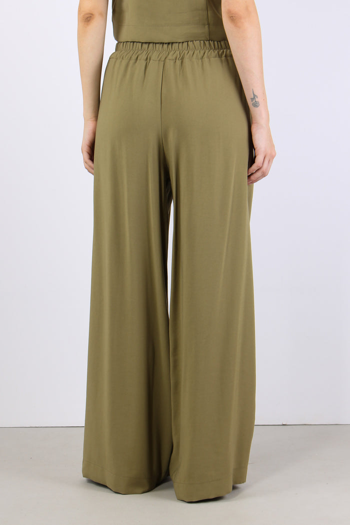 Pantalone Palazzo Misto Viscos Salvia-5