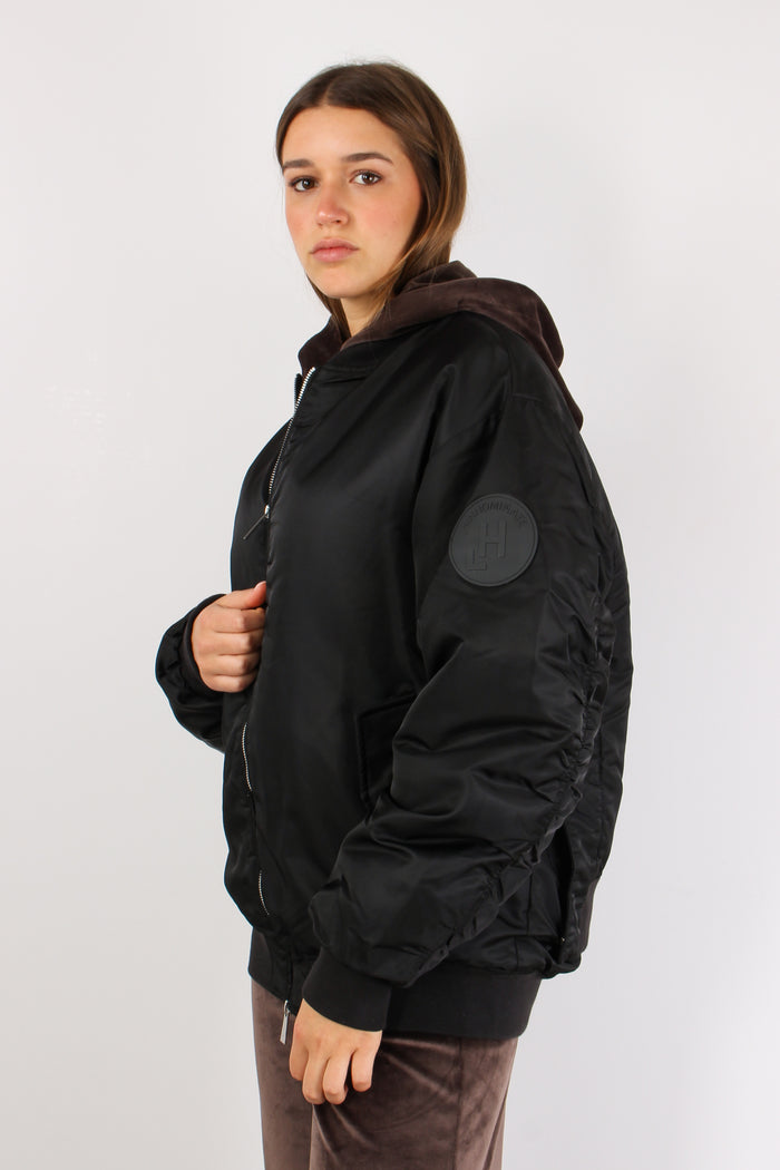 Bomber Piumino Nero-9