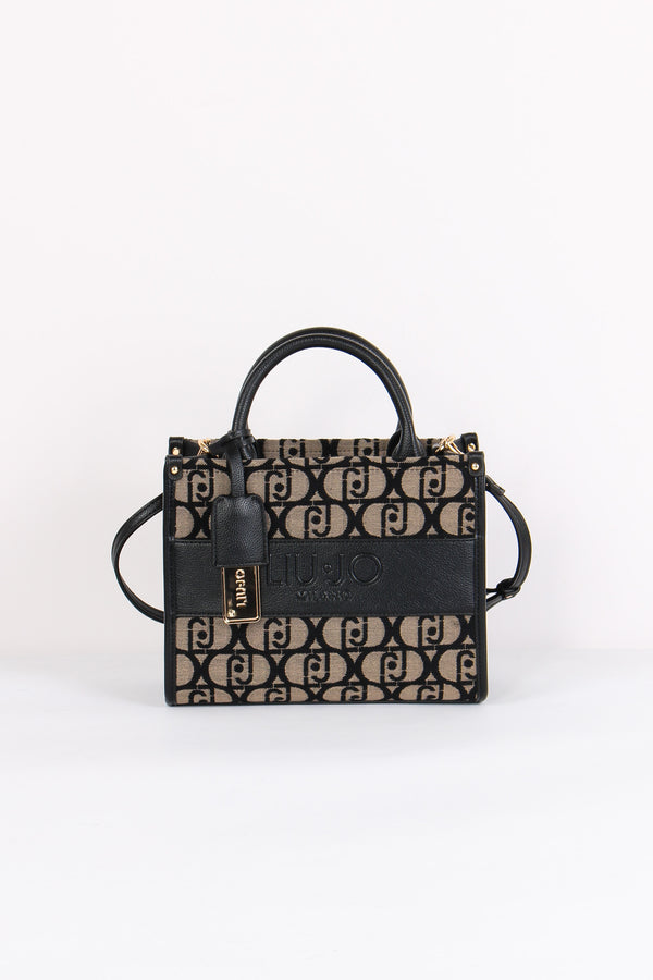 Shopping Piccola Monogram Nero