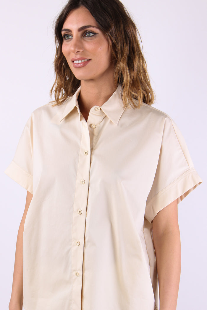 Camicia Over Squadrata Chantilly-6