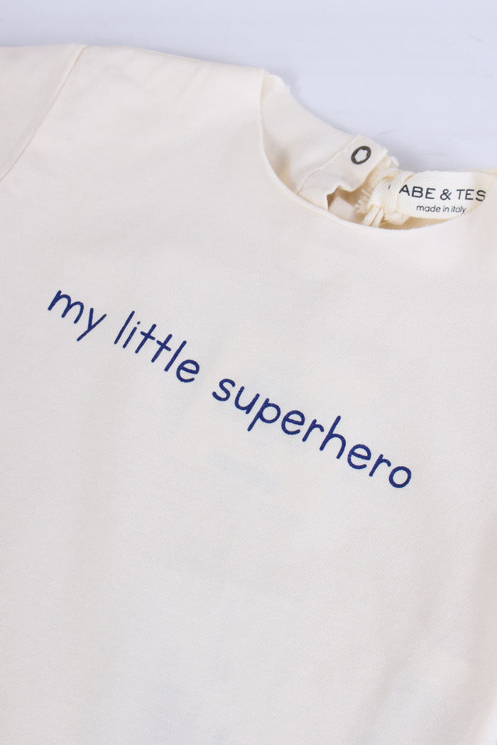 T-shirt My Little... Naturale/blu-3