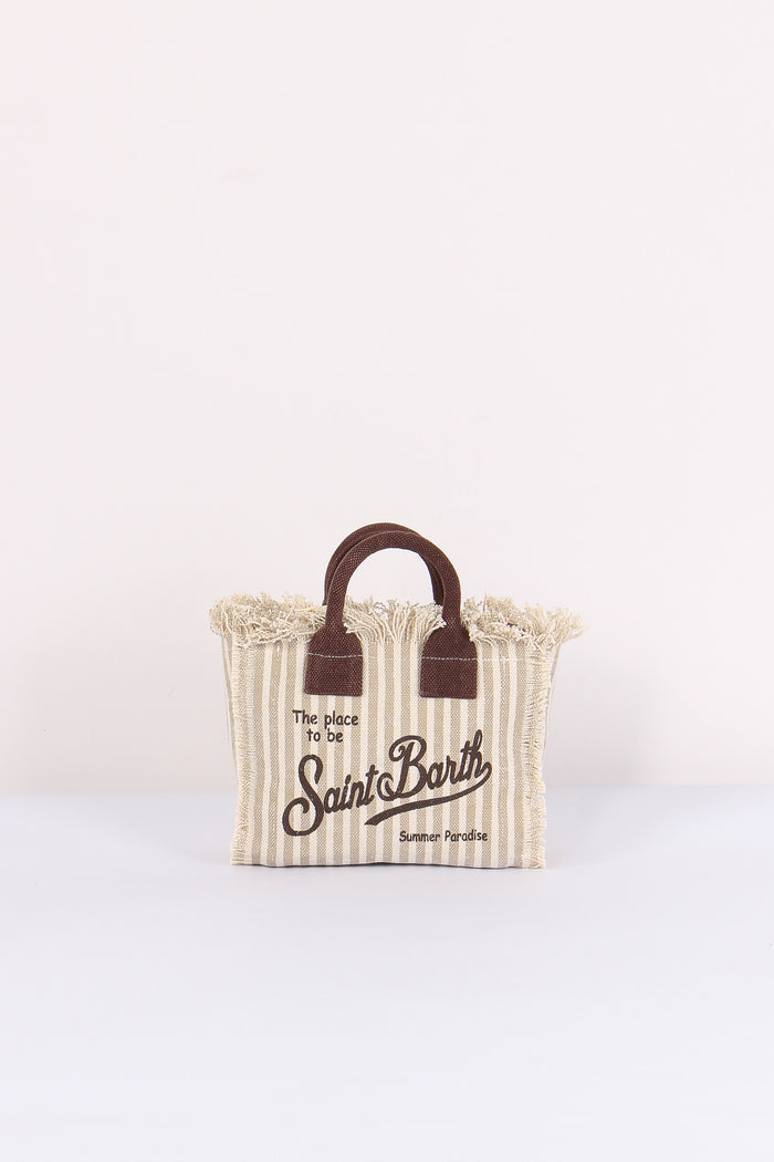 Vanity Mini Righe Beige/moro