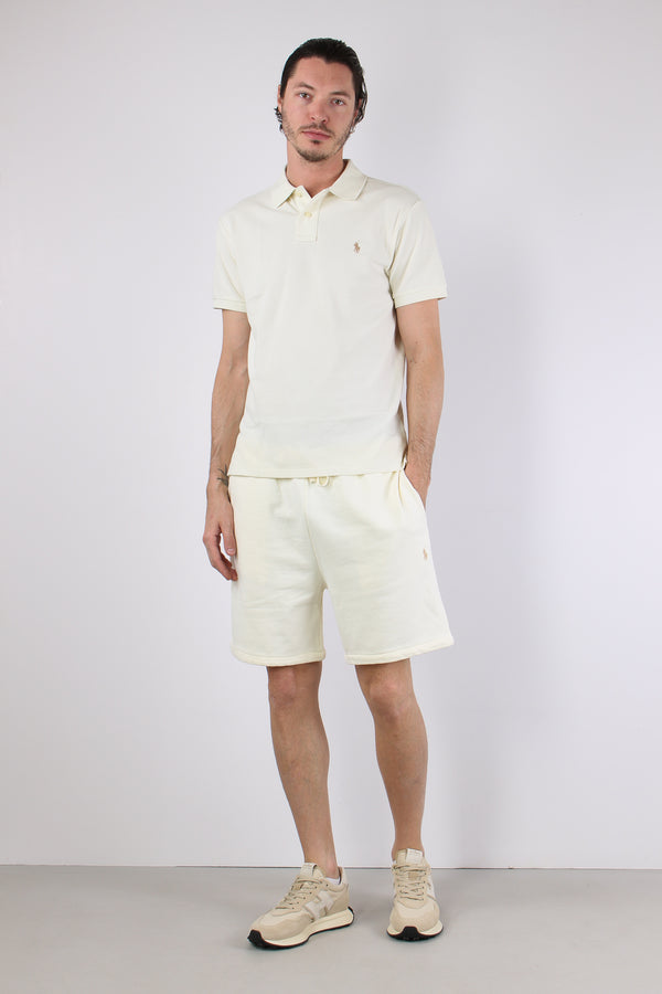Polo Rete Slim Fit Cream-2