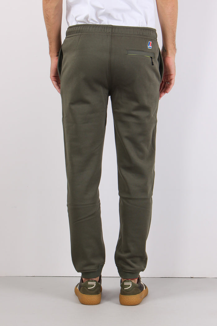 Pantalone Felpa Green/blackish-5
