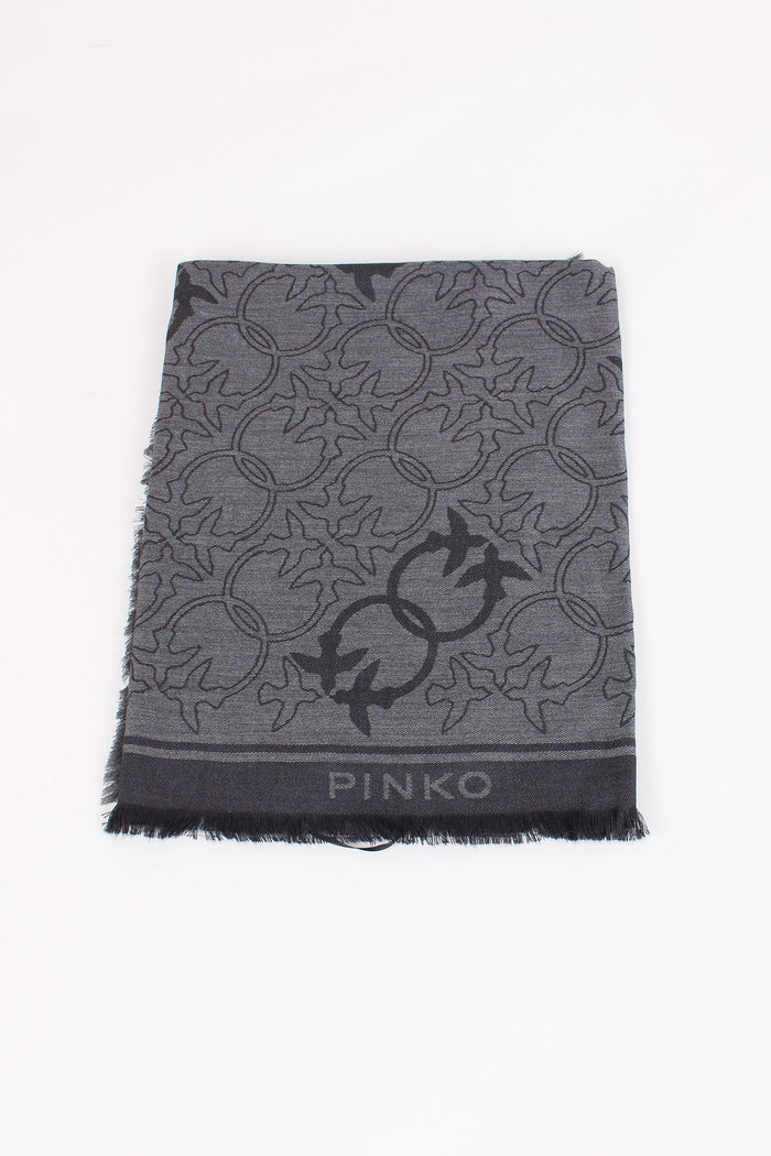 Polonia Foulard Jacquard Grigio-2