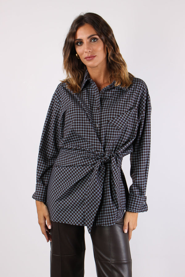 Camicia Microcheck Fiocco Moro