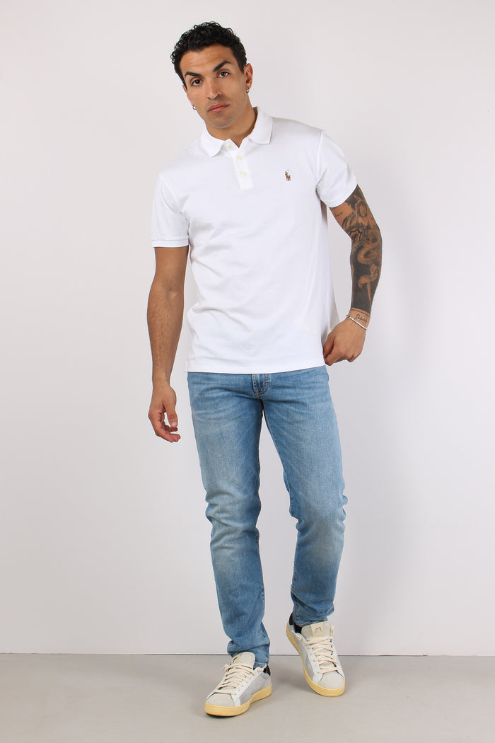 Polo Slim Fit Soft White-6
