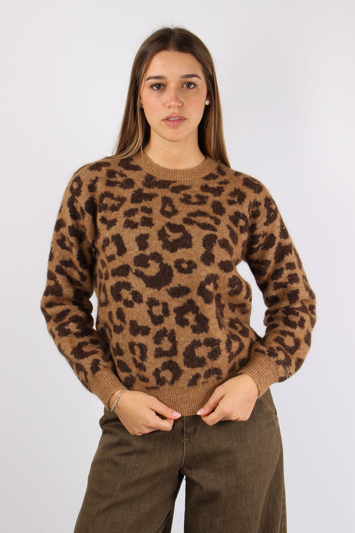 Maglia Stampa Animalier Leopard-2