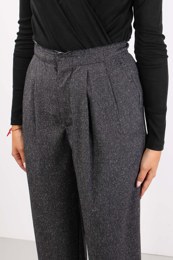 Pantalone Sale Pepe Vita Sfrangiata Nero-7