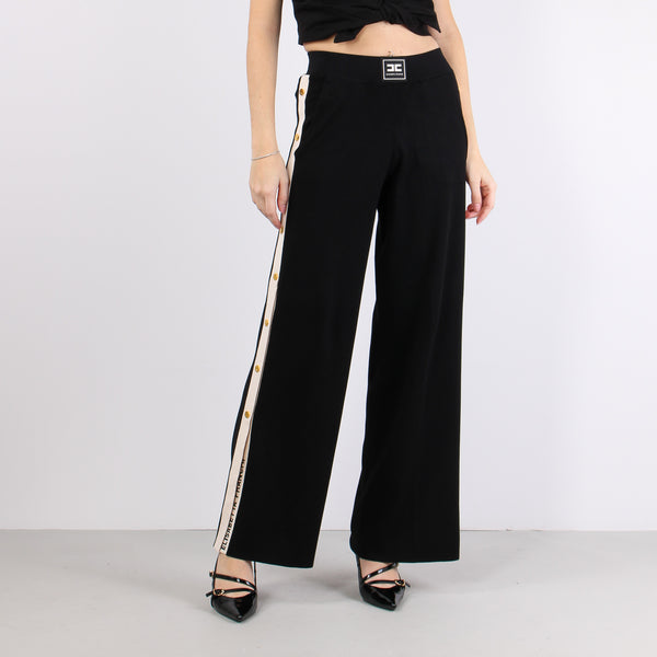 Pantalone Palazzo Maglia Argilla/burro-2