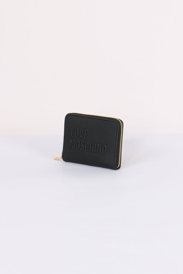 Zip Around Mini Logo Nero-2