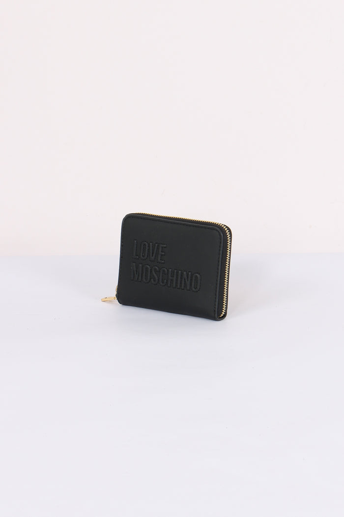 Zip Around Mini Logo Nero-2