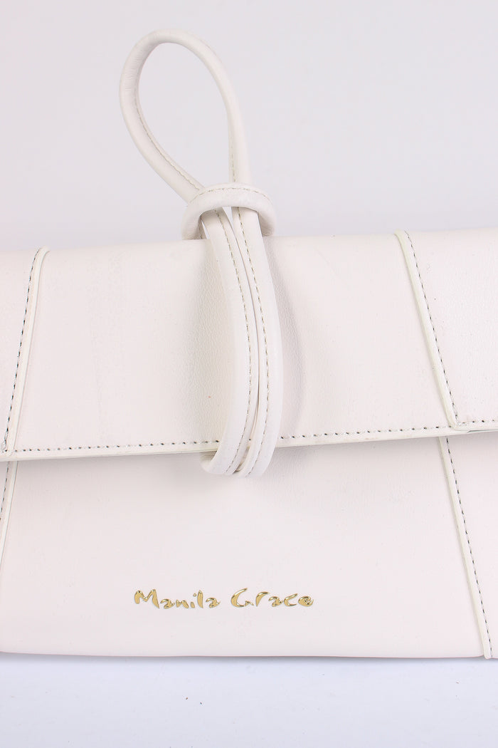 Pochette Logo Nodo Bianco Ottico-6