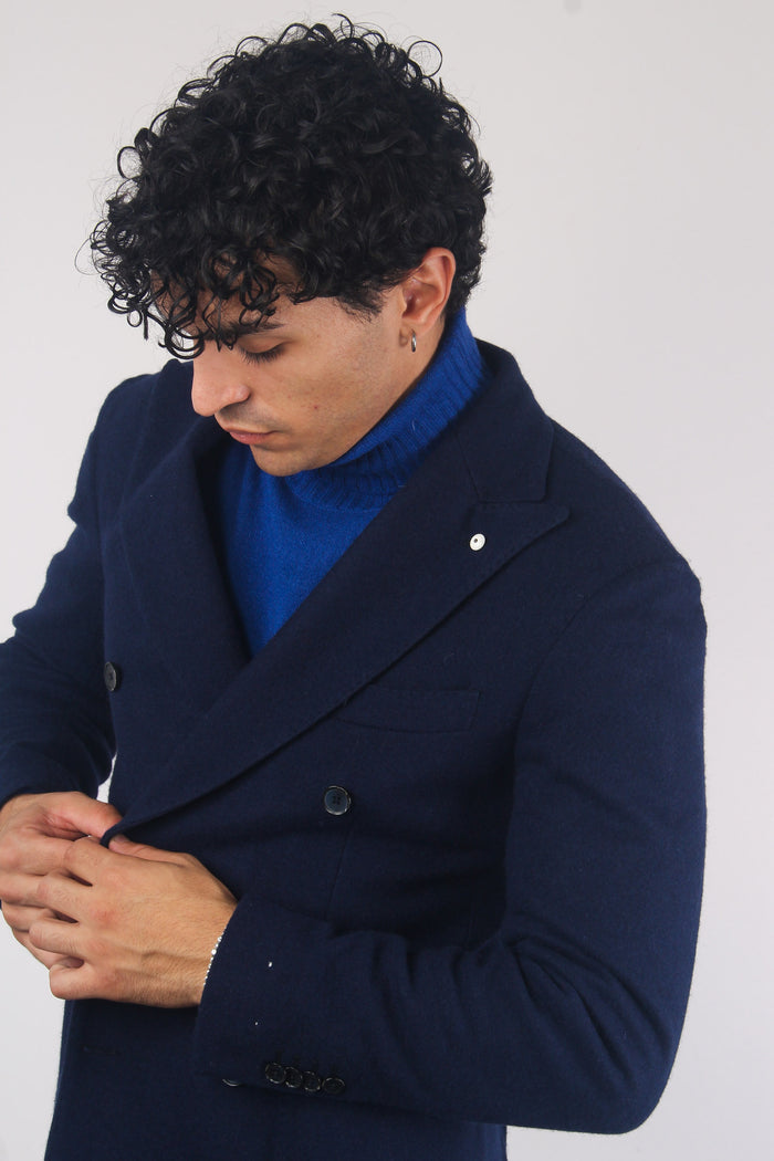 Blazer Doppiopetto Blu-6