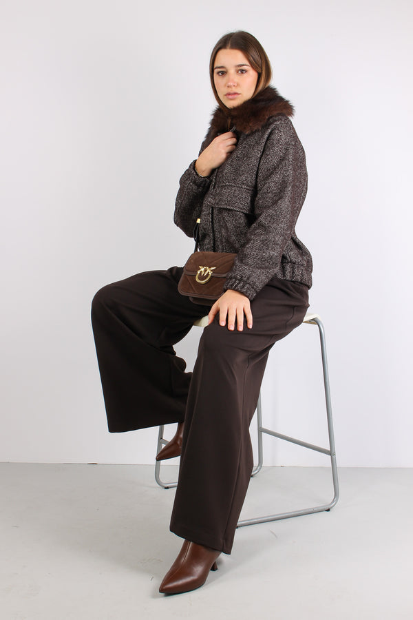 Pantalone Multi Pences Cintura Moro