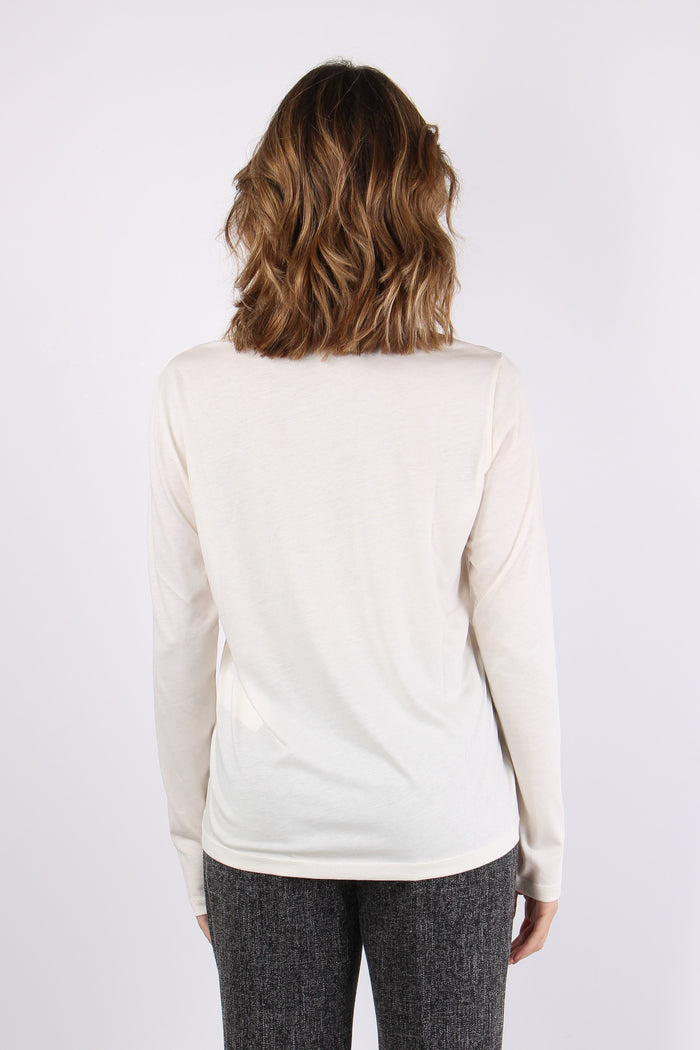 Girocollo Jersey Seta Panna-3