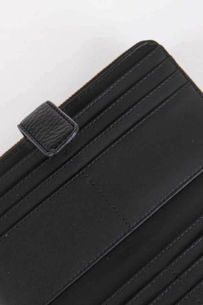 Portafoglio Grande Clip Nero-5